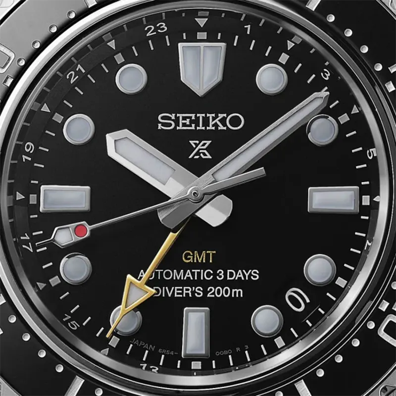 Seiko Prospex Sea Diver's GMT Sea Black Dial Men's Watch- SPB383J1